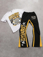 Manfinity EMRG Cartoon Letter Tee 2025