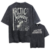 Retro Rock Arctic Monkeys Music Album Graphic T-Shri