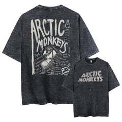Retro Rock Arctic Monkeys Music Album Graphic T-Shri