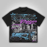 Y2K Racing Club Vintage Graphic T-Shirt – Oversized Tee Streetwear Top