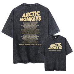 Retro Rock Arctic Monkeys Music Album Graphic T-Shri