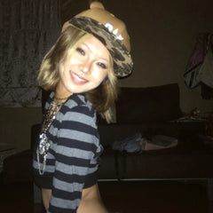 Retro Y2K Striped Long-Sleeve Crop Top