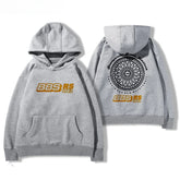Car Modification Hoodie – BBS Rim Print Oversized Unisex