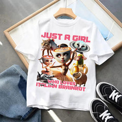 Italian Brainrot Meme Graphic Tee