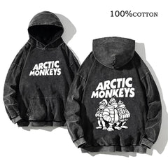 Retro Rock Hoodie – Arctic Monkeys Music Pullover