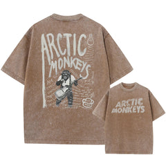 Retro Rock Arctic Monkeys Music Album Graphic T-Shri