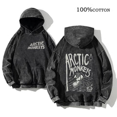Retro Rock Hoodie – Arctic Monkeys Music Pullover