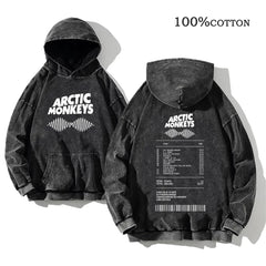Retro Rock Hoodie – Arctic Monkeys Music Pullover