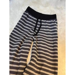 Harajuku Contrast Stripe Wide-Leg Pants