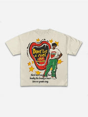 Loose and Breathable Pure Cotton T-shirt