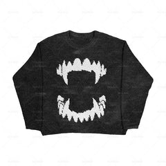 Dark Gothic Street Knit