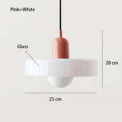 Nordic Retro Glass LED Chandelier