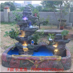 Large Artificial Mountain Fountain – Outdoor Garden Decor