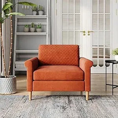 65" Beige Mid-Century Modern Loveseat - Versatile Comfort for Any Room