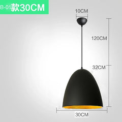 Nordic Industrial Black Pendant Lamp - E27 Retro Hanging Light for Dining & Commercial Spaces