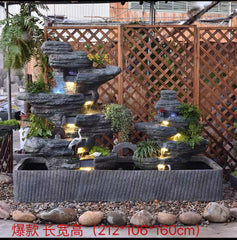 Large Artificial Mountain Fountain – Outdoor Garden Decor