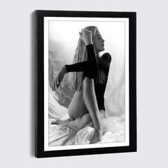 Nordic Black Wood Picture Frames - Luxury Wall Display for Family Photos & Art