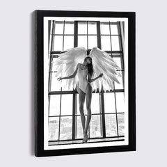 Nordic Black Wood Picture Frames - Luxury Wall Display for Family Photos & Art