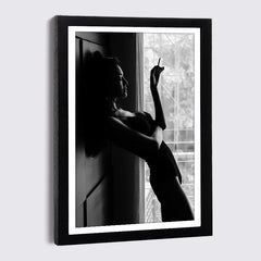 Nordic Black Wood Picture Frames - Luxury Wall Display for Family Photos & Art