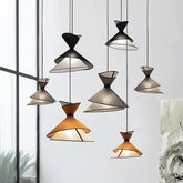 Grand Kimono Pendant Lamp – Minimalist Japanese Style Handmade Fabric Light with Speaker