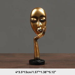 Thinker Figurine Statue Abstract Yoga Figurine Resin Handmade Crafts Sculpture Home Decor Interior Office Desktop Ornaments