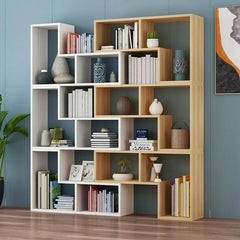 Creative Corner Bookshelf - Simple Combination Display Rack & Room Partition