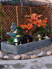 Large Artificial Mountain Fountain – Outdoor Garden Decor