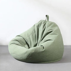 Modern Single Beanbag Chair Lazy Bag Sofa Tatami Leisure Chair Removable Fabric Foam for Apartment Creative Use