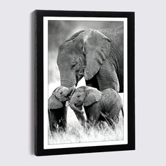 Nordic Black Wood Picture Frames - Luxury Wall Display for Family Photos & Art