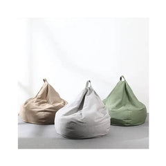 Modern Single Beanbag Chair Lazy Bag Sofa Tatami Leisure Chair Removable Fabric Foam for Apartment Creative Use