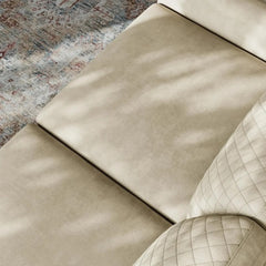 65" Beige Mid-Century Modern Loveseat - Versatile Comfort for Any Room