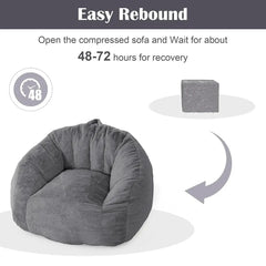 Giant Bean Bag Chair For Adults - The Shell-Shaped Comfort Revolution