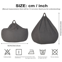Transform Your Living Space: Premium Customizable Cotton Velvet Bean Bag Chair Collection