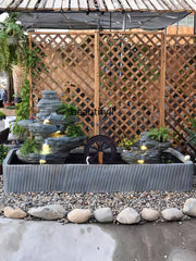 Large Artificial Mountain Fountain – Outdoor Garden Decor