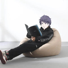 Modern Single Beanbag Chair Lazy Bag Sofa Tatami Leisure Chair Removable Fabric Foam for Apartment Creative Use