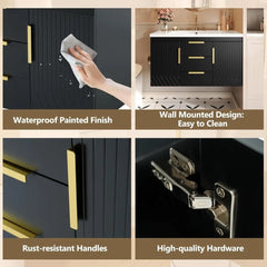 12-Cube Wooden Bookcase - Floor Standing Open Storage for Home Office & Living Room