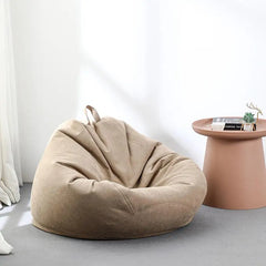 Modern Single Beanbag Chair Lazy Bag Sofa Tatami Leisure Chair Removable Fabric Foam for Apartment Creative Use
