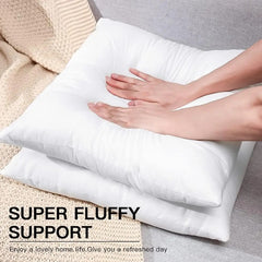 Premium Throw Pillow Inserts Set - 18x18 Inch Indoor Decorative Pillows