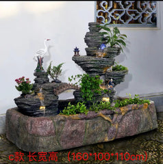 Large Artificial Mountain Fountain – Outdoor Garden Decor