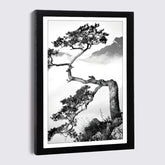 Nordic Black Wood Picture Frames - Luxury Wall Display for Family Photos & Art