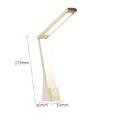 Foldable LED Desk Lamp with Eye Protection - Dual Power Study Light