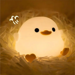 Cute Duck & Capybara Kids Night Light - Holiday Animal LED Lamp