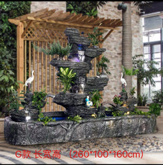 Large Artificial Mountain Fountain – Outdoor Garden Decor