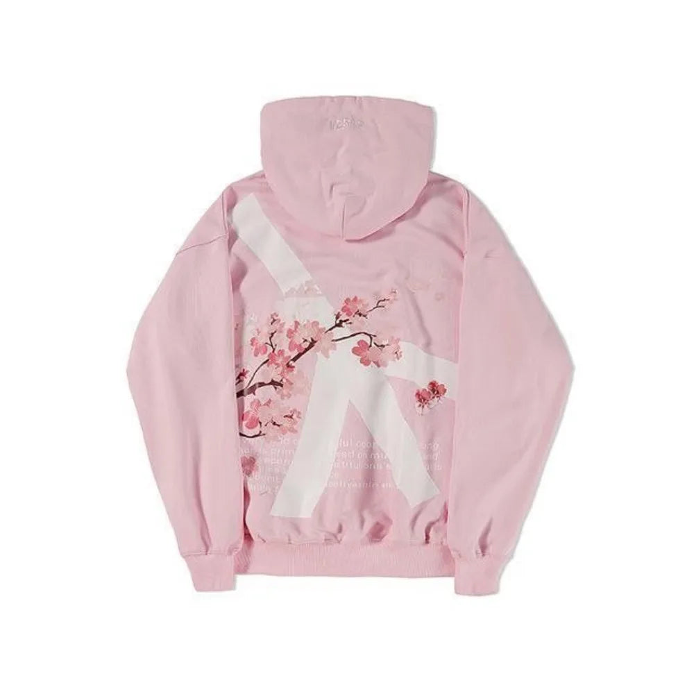 Sweet Bloom Pink Floral Oversized Sweatshirt