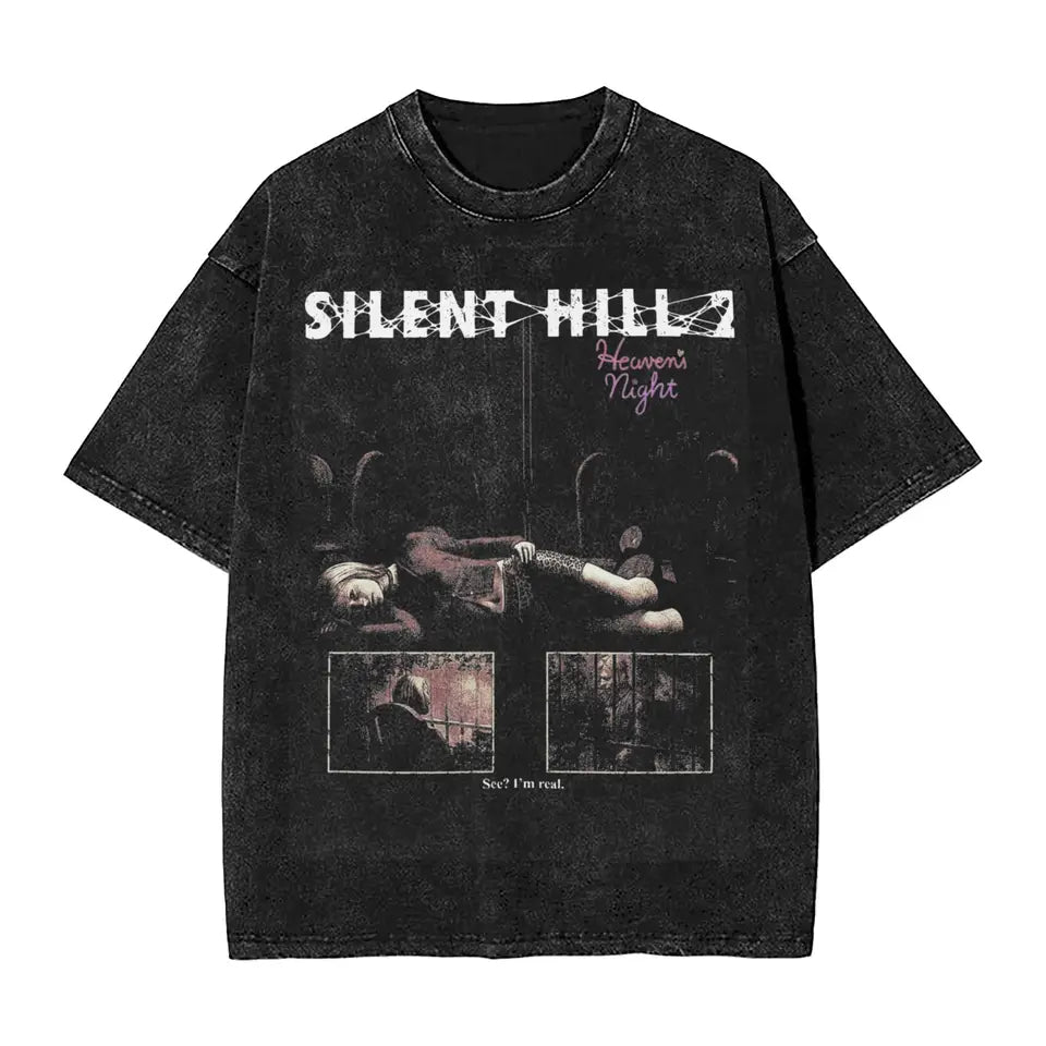 Silent Hill Horror Washed T-Shirt