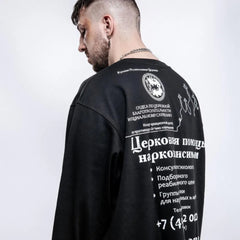 Oversized Y2K Goth Graphic Tee