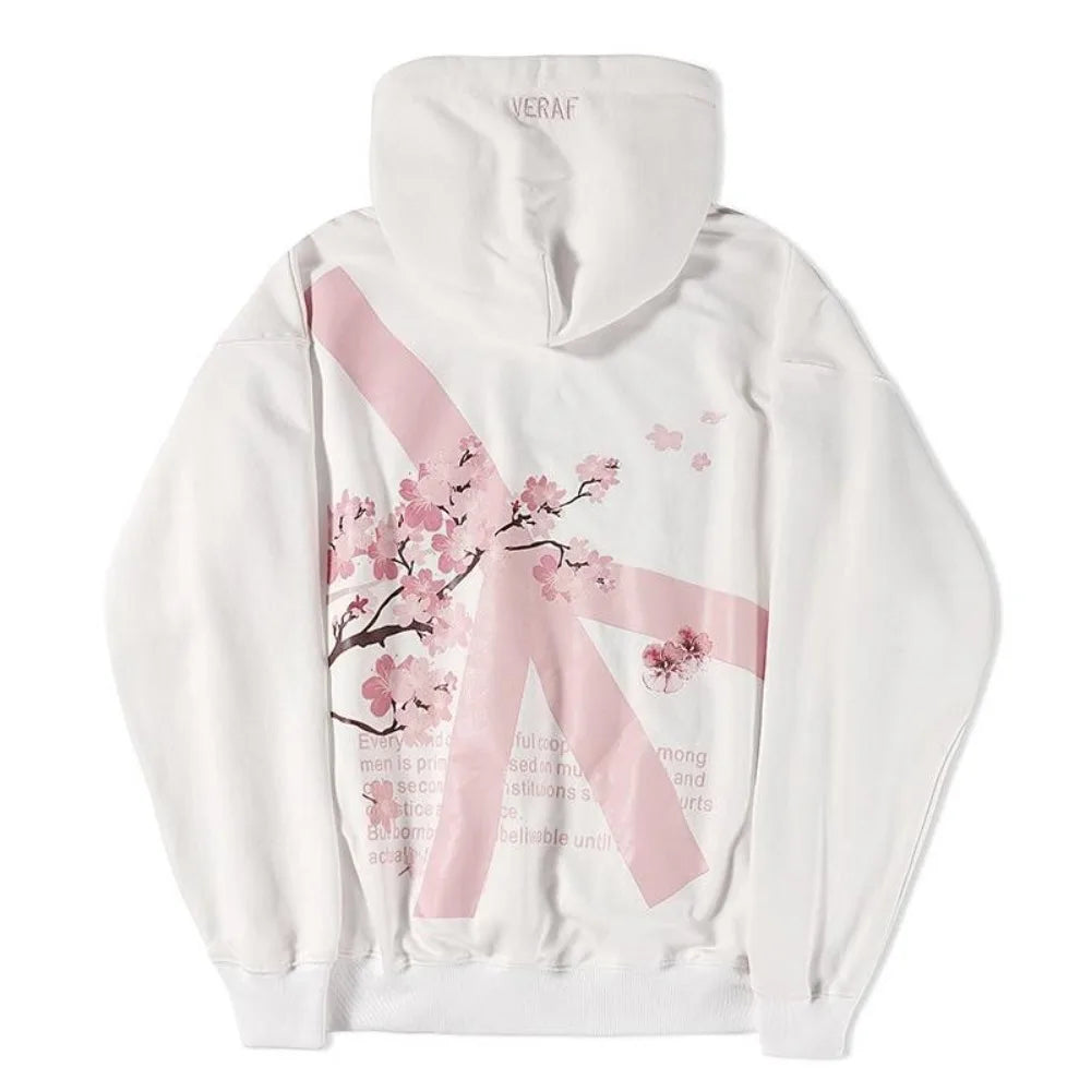 Sweet Bloom Pink Floral Oversized Sweatshirt
