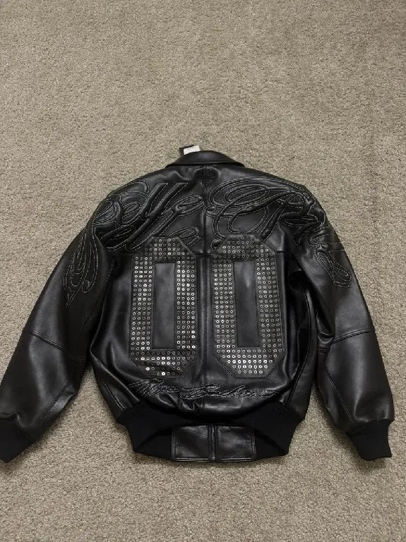 Men’s Y2K Rivet Leather Jacket