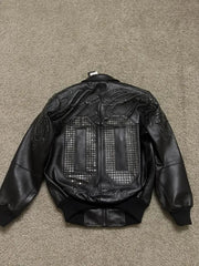 Men’s Y2K Rivet Leather Jacket