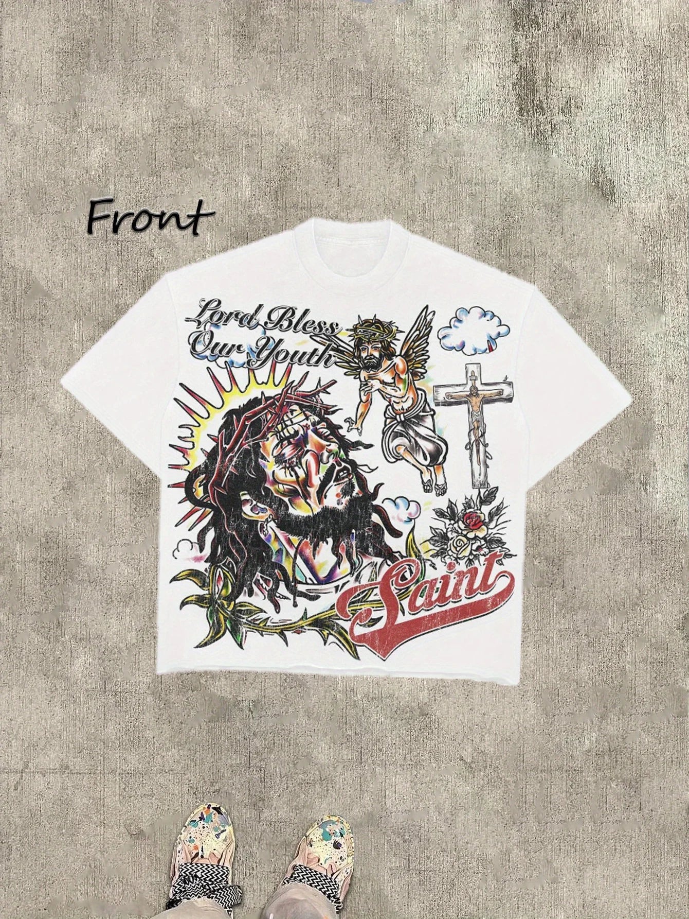 Loose and Breathable Pure Cotton T-shirt